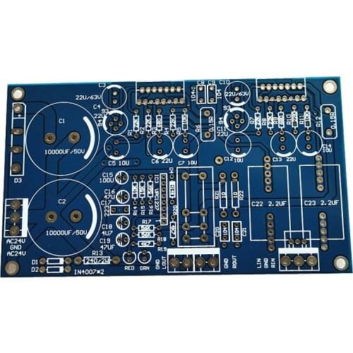 Tda7293 tda7294 power amplifier board 2.0 channel audio amplifier board PCB without electronic components