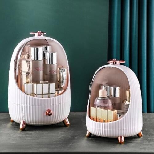 Gift box cosmetic storage box desktop dust proof skin care product rack photo studio cute