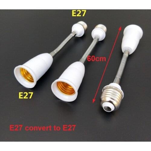 E27 Lamp holder converters 60cm E27 convert to E27 converters