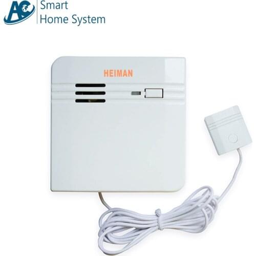Kitchen Security Alarm Mute Function Water Leak Detection Device Standalone/Wireless 433Mhz Water Leakage Detector