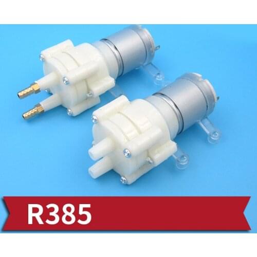 1PC R385 Water Pump DC5V-12V ESC/Motor Cooling Pump Shock Absorption Electric Sprayer Pumps for RC Boats Water-cooled System