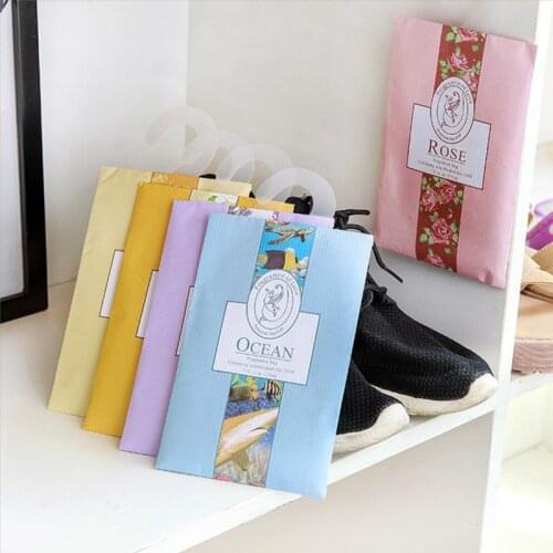 10Pcs Natural Smell Incense Wardrobe Sachet Air Fresh Scent Bag Perfume Sachet Bag Aromatherapy Package Wardrobe Supplies GYH