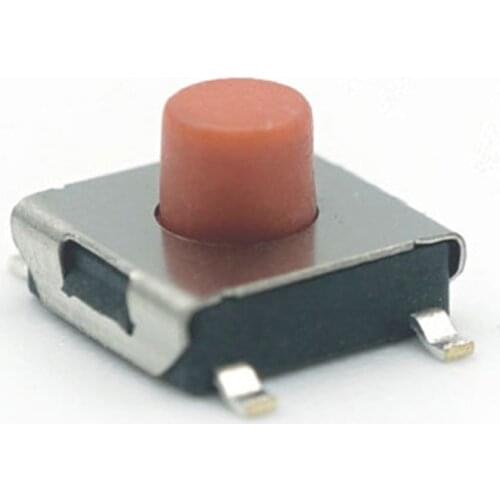 100PCS 6.2*6.2*2.5 / 3.1 / 3.7 / 4.3 / 5 mm SMD Switch 4 Pin feet Touch Micro Switch Push Button Switches 6.2X6.2mm Tact Switch