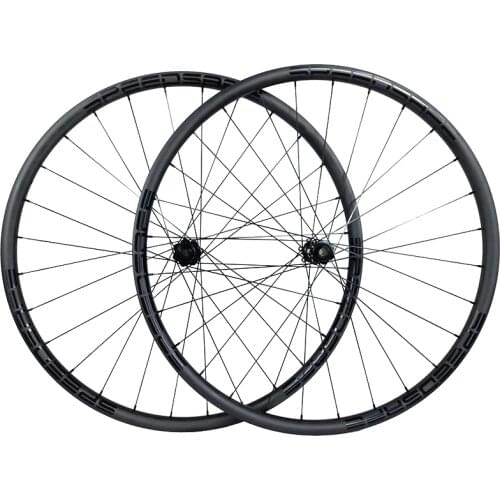 1320g 29er MTB XC 30mm Asymmetric BOOST hookless 22mm depth straight pull carbon wheels 350 hubs 110x15mm 148x12mm wheelset