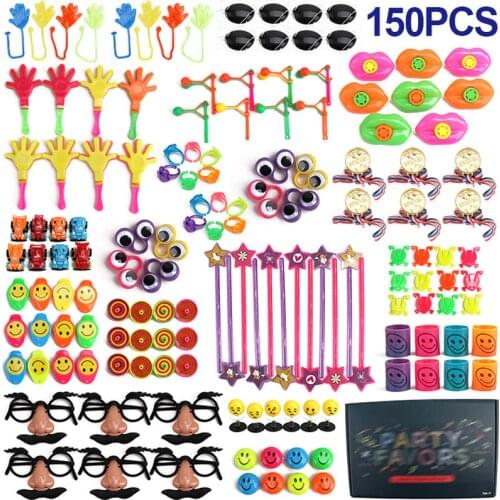 150/130/120/100 pcs Birthday Pinata Fillers Small Bulk Toys Party Gift Favors Kids Puzzle Toy Event Party Game Giveaways Prizes