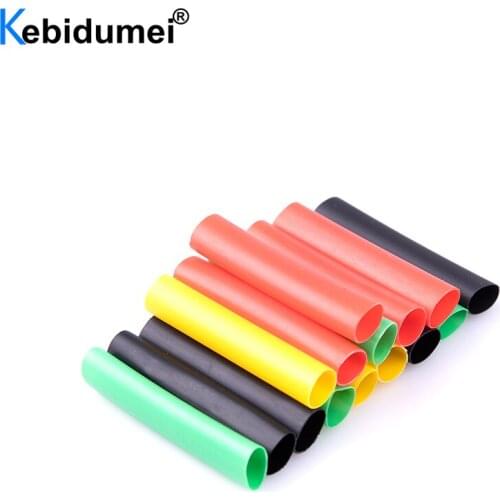 164pcs/bag Heat Shrink Tube Kit Shrinking Assorted Polyolefin Insulation Sleeving Heat Shrink Tubing Wire Cable 8 Sizes 2:1