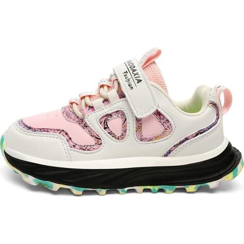 2021 Children Girls Boys Sport Casual Sneakers Shoes Kids Running Shoes PU Leather Trainer Child Walking Shoes