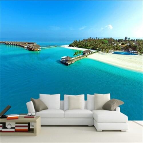 Beibehang Paper 3D wall mural Mediterranean 3D wallpaper mural papel de parede wallpaper photo wall paper 3D wall wallpaper