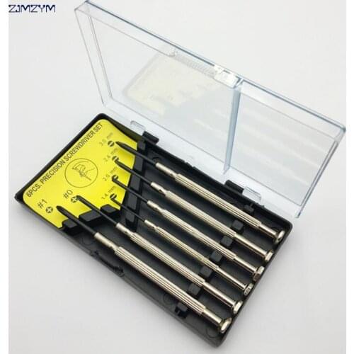 6PC/set Multiple specifications Slotted screwdriver and Phillips screwdriver repairing disassemble tool for electronic product