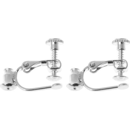 652B 1 Pair DIY Earring Converters For No-pierced Ears Turn Any Stud Into A Clip-On