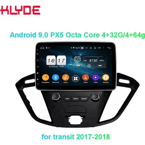 Klyde KD-9635 car stereo android player Video Audio For transit 2017-2018