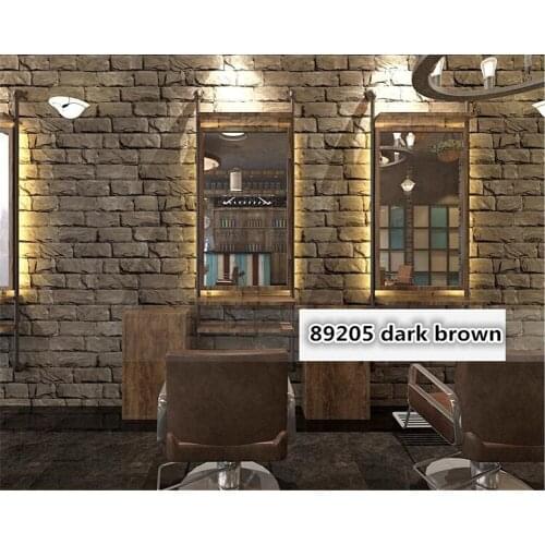 Beibehang Modern classic hairdresser stereo brick papel de parede 3d wallpaper back to ancient nostalgia fashion papier peint