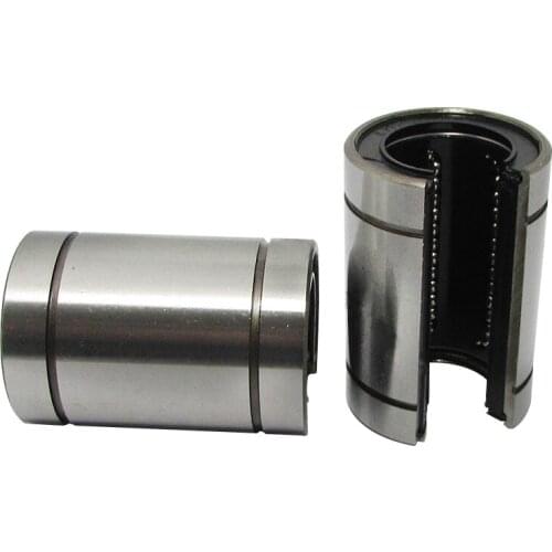 Free shipping 4pcs LM10UUOP LM12UUOP LM16UUOP LM20UUOP LM25UUOP LM30UUOP Linear bearings Open Type CNC Linear Bushing 3D printer