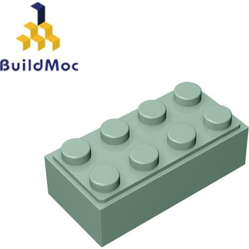 BuildMOC Compatible Assembles Particles 3001 2x4 For Building Blocks Parts DIY LOGO Educational Creative gift Toys