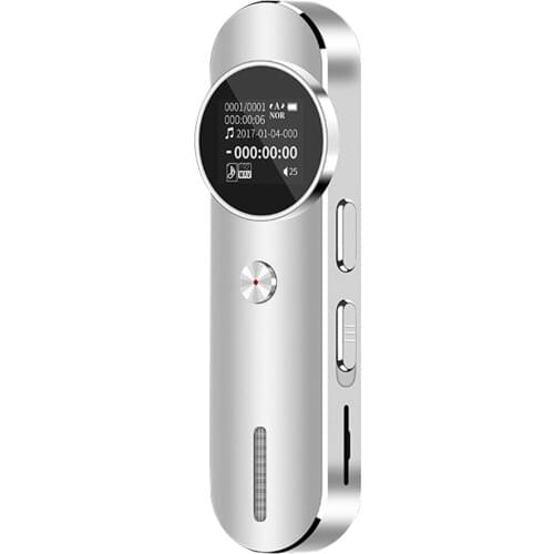 8GB Digital Voice Recorder Voice Activated Recorder MP3 Player 1536Kbps Recording Timing Recording Playback Function Adjustment