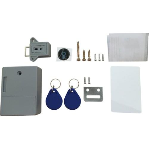 Digital Invisible Electronic Cabinet Smart Lock IC Card Sensor RFID Drawer Lock Induction Battery Powered Wooden Wardrobe Lock