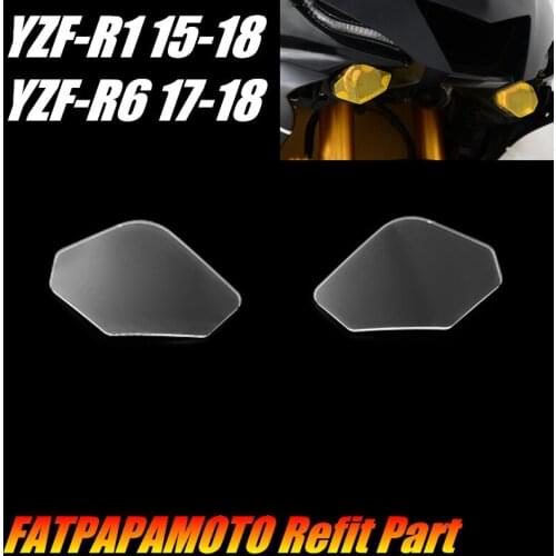 FOR YAMAHA YZF R1 2015-2018 YZF R6 2017 2018 Motorcycle Accessories Headlight Protection Guard Cover