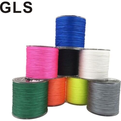 GLS brand high-quality 4 braided PE Dali horse 500m super tensile, anti-wear, stable and strong fishing line