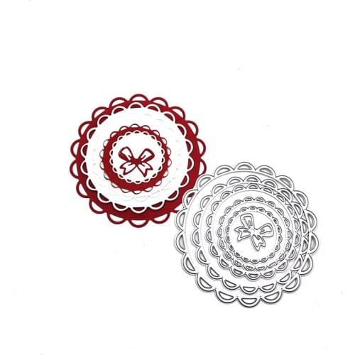 Julyarts Roundness Bow Dies Metal Cutting Dies Scrapbooking Stencils Scrapbooking Metal Craft Dies Embossing Template