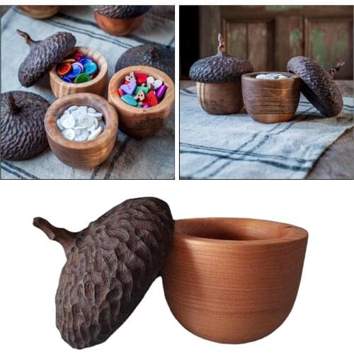 Button Storage Box Coin Case Holder Crafts for Women Girls Home Decor Gift