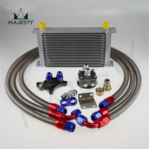 22 ROW OIL COOLER KIT FOR Silvia S13 S14 S15 180SX 200SX 240SX SR20DET