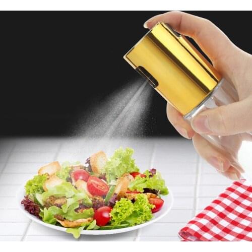Oil Pot Kitchen Stainless Steel Olive Bottle Pump Leak-proof Grill BBQ Sprayer Dispenser BBQ Cookware Tools Press Spray