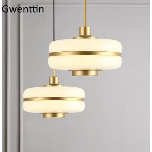 Nordic Creative Home Decor Glass Pendant Light Dining Room Furniture Lighting Fixture Bedroom Hanging Lamp Industrial Suspension