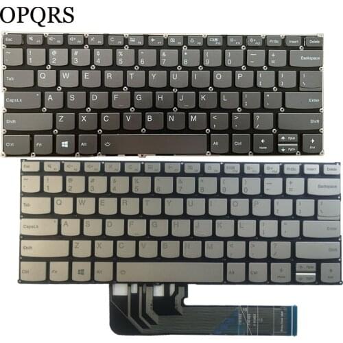 New US laptop Keyboard for Lenovo Yoga 730-13IKB 730-13IWL 730-15IKB 730-15IWL US black/gray keyboard With backlight
