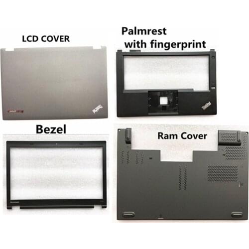 New FOR Lenovo Thinkpad T440P LCD Cover Front Frame Bezel Palmrest Keyboard Bezel Cover