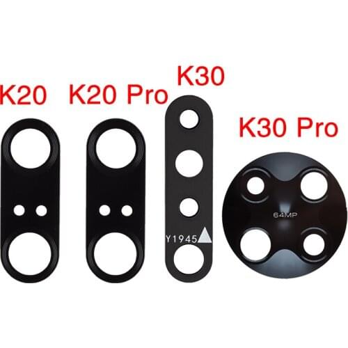 10pcs/lot New Rear Camera lens For Xiaomi Redmi K20 K30 Pro Back camera glass with 3M Glue Sticker Replacement Parts