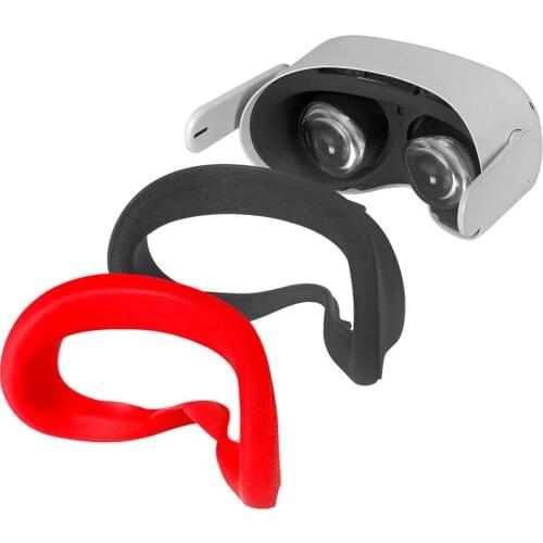 VR Glasses Silicone Anti-Sweat Blinder Eye Mask Cover For Oculus Quest 2 Anti-Leakage Light Blocking Eye Cover Pad VR Accessory