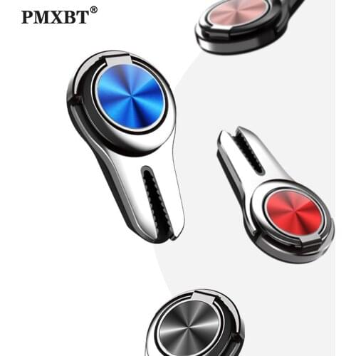 Universal Finger Ring Holder Mobile Phone Mount For iPhone 11 12 Samsung S10 S9 S8+ S7+ Air Vent Stand in Car Telephone Bracket