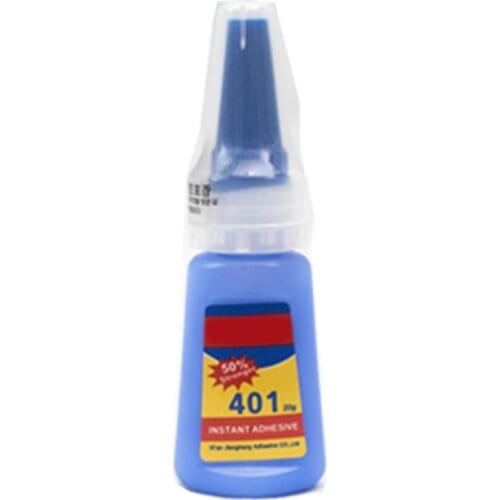 401 Glue 401 Instant Fast Adhesive 20ML Bottle Stronger Super Glue Multi-Purpose Fix Super Strong Liquid Colorless Glue