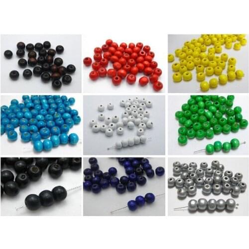 8mm Round Wood Beads~Wooden beads 300pcs fashion jewelry