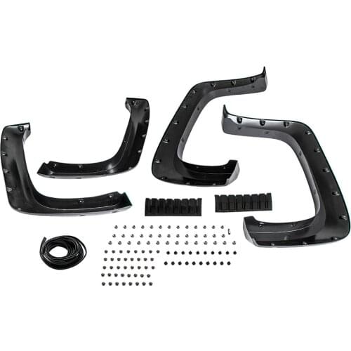 Fender Flares Textured Black Pocket Bolt For Chevrolet Colorado For GMC Canyon 2004 2005 2006 2007 2008 2009 2010 2011 2012