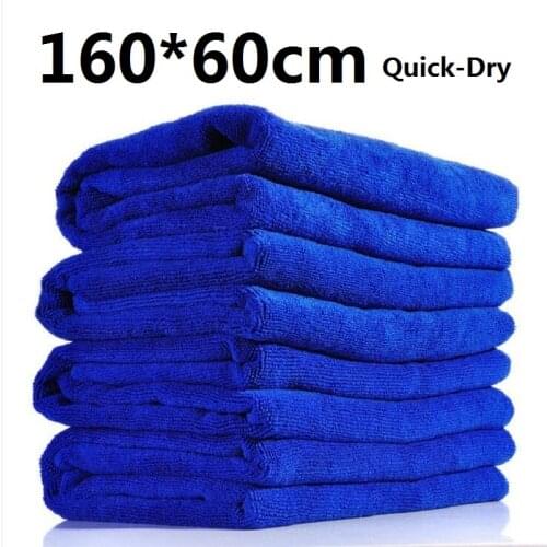 Dog Bath Towel 160X60cm Large Size Ultra-Absorptive Soft Absorbent Microfiber Quick Dry Towels Absorbent Bathrobes Suction Bath