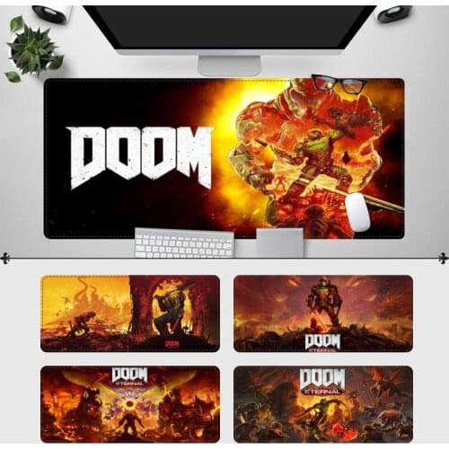 Large XXL Doom HZ Stalker Mouse Pad PC Laptop Gamer Mousepad Anime Antislip Mat Keyboard Desk Mat Carpetfor overwatch/cs go/LOL