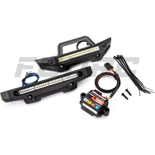 RC Car Parts 1/10 MAXX Original Genuine Accessories Bright Waterproof Model Cars Front Rear LED Headlight Lamp Light Set # 8990