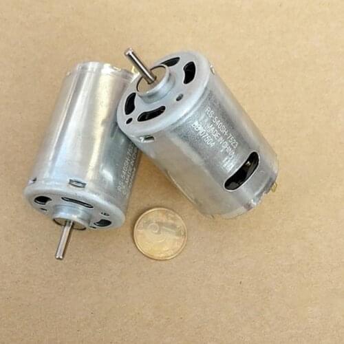 540SH-7523 Power Tool Motor with Copper Alloy Carbon Brush, DC7.4V 19800rpm, High Speed Large Torque Motor Output Shaft 3.15mm