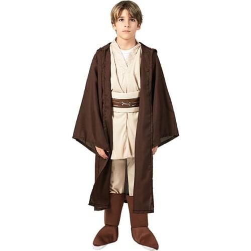 Jedi Knight costume Star Wars uniforms Halloween Costume for boys Kids Carnival party gift Movie & TV cosplay costumes