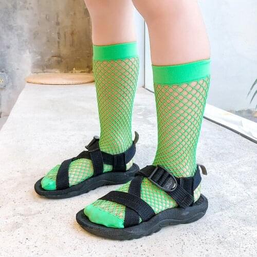 Summer Childrens Socks Thin Boy Socks Fishnet Socks Womens Tube Socks Student Socks Socks For Girls Socks Kids Knee Socks