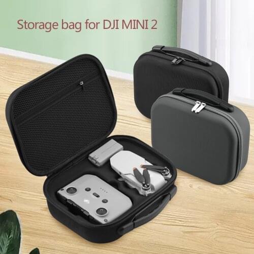 Nylon/PU Carrying Bag for DJI Mavic Mini 2 Portable Storage Case Damping Box Travel Protection Shockproof Dust-proof Accessory