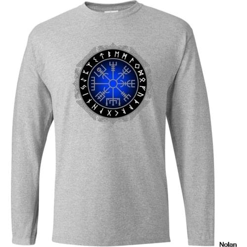 Odin Vikings Valhalla Lothbrok Lagertha Athelstan Long Sleeve T-shirt Spring Autumn Tracksuit Tshirts Streetwear Round Neck Tops