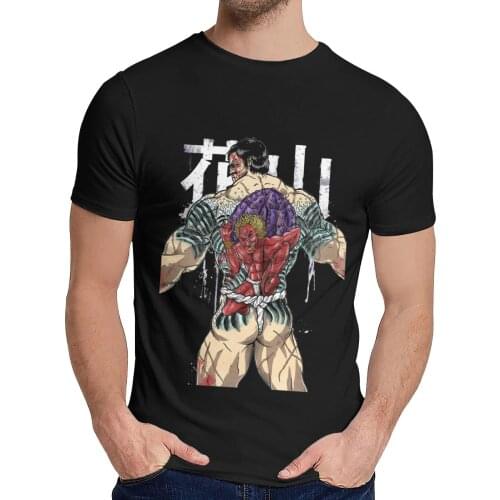 Awesome Anime Baki The Grappler Kaoru Hanayama T Shirt Quality Cotton 2020 New Arrival Round Collar Vintage La Camiseta