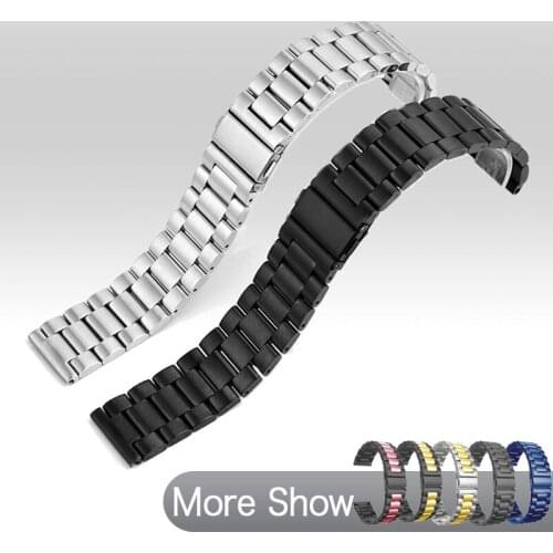 20mm 22mm Strap For Samsung Galaxy Watch 4 classic Band 42mm 46mm Watchbands Metal Steel Bracelet Galaxy Watch4 Wrist Straps