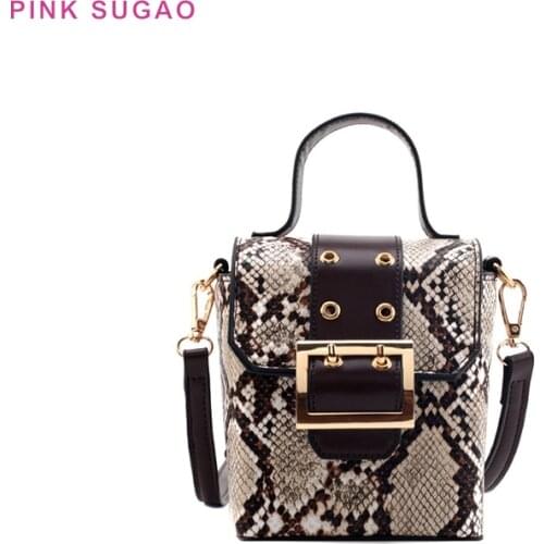 Pink Sugao luxury handbags women bags designer leather mini shoulder bag tote bag women purse 2019 designer crossbody bag women