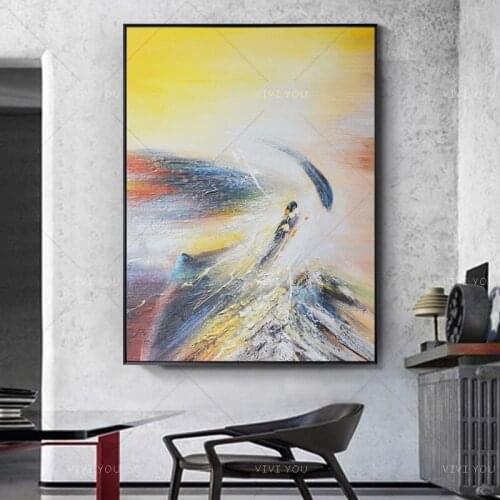 Create Large Abstract Oil Painting Canvas Art Oil Painting Wall Pictures For Living Room Modern no frame