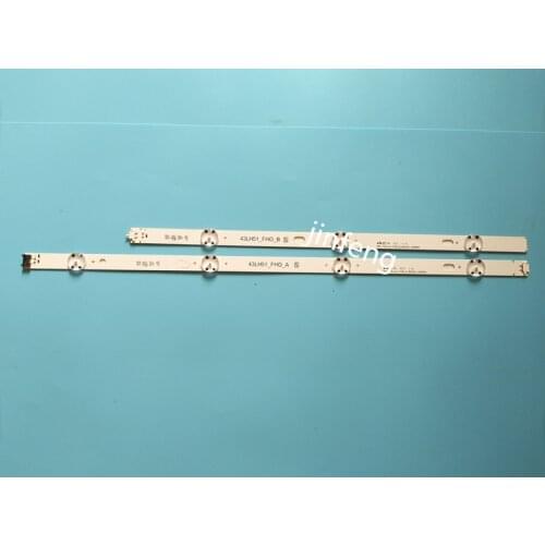 New 6 pcs LED backlight strip for LG 43LH5700 SSC-43inch-FHD-A (B) _ REV02_150925 43LH51-FHD-A 43LH51-FHD-B