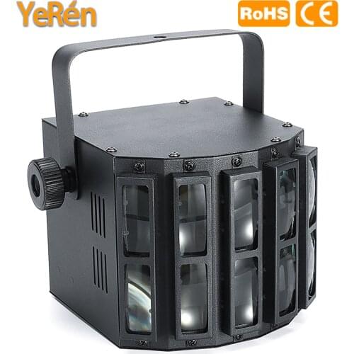 10 Head Multicolor LED Stage Effect Light RGBW Multicolor LED Stage Effect Light Flash Bar Light Christmas KTV Party Ballroom