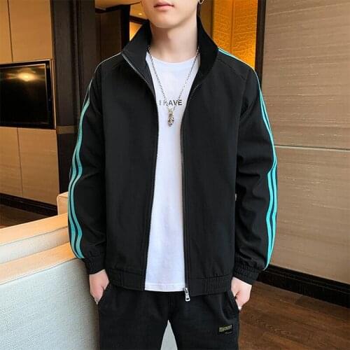 Spring and Autumn Casual Fashion Sports and Leisure Slim High-quality Jacket Mens Coat New Products Baseball Mens Jacket Tops